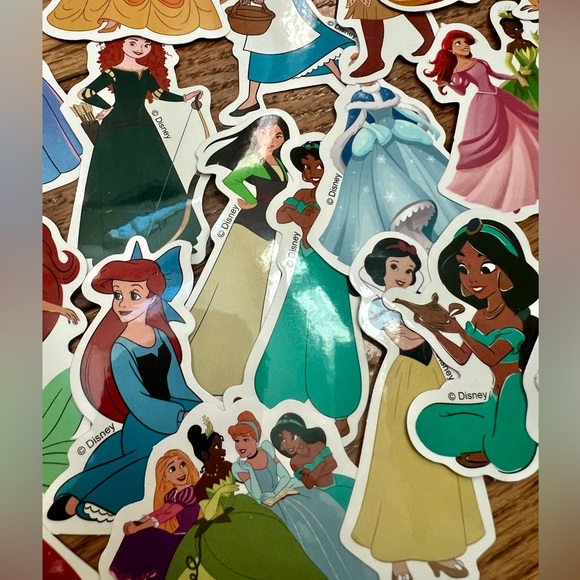 Disney Princess Character Sticker Collection 53 piece set - Picture 5 of 7